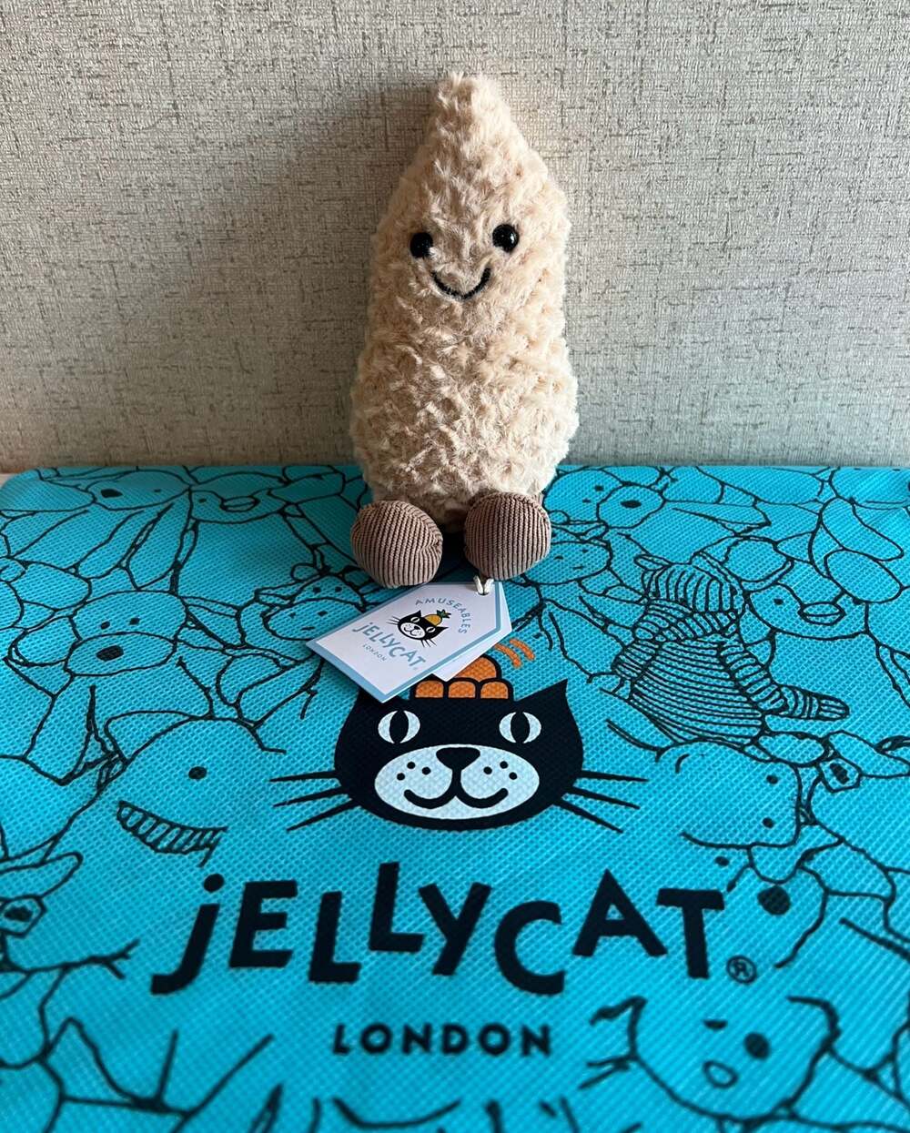 Jellycat Amuseables Peanut Plush Stuffed Animal Toy 100% authentic